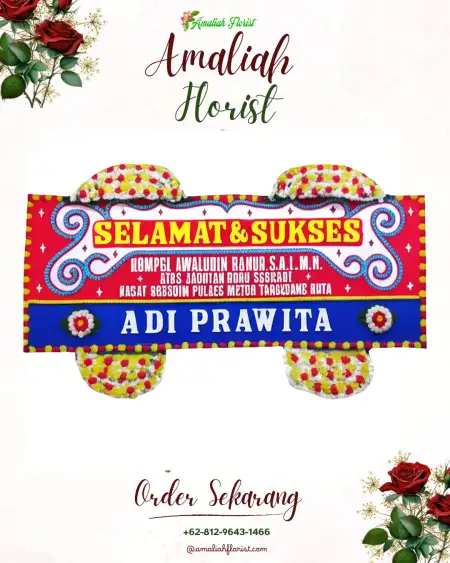 Papan Bunga Ucapan Selamat cigasong